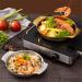 OUSIKA Saucepan Flat Bottom Stainless Steel Paella Frying Pans with Handles Non-Stick Saucepan Cooking Pot Kitchenware Cookware Kitchen Utensils Pans - Buy Online on GoSupps.com