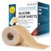 Advanced Silicone Scar Sheets - Medical Grade Strips Gel Tape for Scar Removal Reusable and Effective Removal New and Old Scars(120inch x 1.6inch Roll) Skin Color