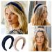 Blessing 4-Pack Padded Hair Ropes & Headbands for Women - Wide Hair Bands Hair Accessories in Black Blue Red & Apricot - Buy Online on GoSupps.com