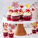 19pcs Happy Valentine's Day Cake Topper Glitter Paper Cupcake Toppers Pattern Heart Bear Rose Love Dessert Picks Cake Decoration for Valentine's Day - Buy Online on GoSupps.com