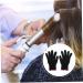 Alipis 1 Set 4pcs Gloves Curling Iron Glove Bumps Glove Anti-Scald Hairdressing Tool Black 21.5X12.2 cm - Buy Online on GoSupps.com