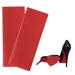 Shoe Sole Protectors for Christian Louboutin Heels Self Adhesive Silicone Non-Slip Shoes Pads  Rubber Sheet 10.6x3.9x2 pcs Red