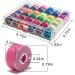 BetyBedy 36Pcs Bobbins and Sewing Threads with Bobbin Case - Pre-Wound Bobbins Set for Multiple Sewing Machines - Standard Size, Assorted Colors - Plastic - Buy Online on GoSupps.com