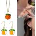Vsilay Lianxue Orange Persimmon Collarbone Necklace - Unique Jewelry Gift for Women | International Shipping - Buy Online on GoSupps.com