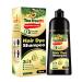 Herbal Gray Hair Coverage Shampoo - Ammonia-Free Instant Dyeing | Black Hair Color for Men and Women | Fast and Lasting 3-in-1 Bubbles Hair Dye Shampoo