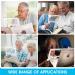 Smlirop 48 LED 5X Magnifier Cool and Warm 3-Mode Switching - Ideal for Low Vision Observation Aids and Elderly Readers - Reduces Eyestrain for a Comfortable Reading Experience (Lens 7.5 * 4.4 in) - Buy Online on GoSupps.com