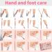 Coolzon 26-Part Professional Manicure Set | Stainless Steel Nail Tools for Manicure & Pedicure | Advanced Zip Pocket Design | Rose Color - Buy Online on GoSupps.com