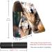Travel Lipstick Organizer Case | Portable Makeup Bag with Mirror | Animal Portrait Wolf Design - Perfect for International Shipping - Buy Online on GoSupps.com