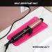 ZAXOP 2 Pack Heat Resistant Silicone Mat Pouch for Hot Hair Tools - Mintgreen-Hotpink - Buy Online on GoSupps.com
