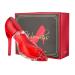 High Heel Perfume for Women - 1.7oz (50ml) Eau de Toilette Spray Long-Lasting Floral Fruity Fragrance Unique High Heel Bottle Gift for Her One Size Red