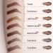 Eyebrow Stamp Stencil Kit - Waterproof Brow Stamp Shaping with 24 Reusable Stencils | Perfect Natural Brow Makeup Trio (Taupe) - Buy Online on GoSupps.com