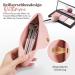 Qetlavee Makeup Pocket Silicone Bag | Travel Essentials - Brush Container & Sponge Holder | Easy Clean Magnetic Snap Design (Pink) - Buy Online on GoSupps.com