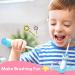 Dada-Tech Electric Toothbrush for Kids - Silicone Handle Sound Function Timer 3 Modes & 4 Heads (Blue Shiba Inu) - Age 3+ - Buy Online on GoSupps.com