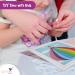 Colours Crafts Complete Quilling Kit with Wooden Frame Template - DIY Quilling Materials for Adults & Kids - Balloon Design - Buy Online on GoSupps.com