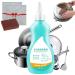 Magic Gel Cleaner for Pots and Pans Black Pot Bottom Cleaning Gel Cleaner for Bottom of Pots and Pans Gel Cleaner for Cookware Bottom Stainless Steel Cleaner for Stubborn Grease Grime (1PC)