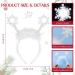Weewooday 2 Pieces Carnival Light up Snowflakes Head Boppers Feather Snowflake Headbands with White Flashing LED Lights Women Girls Hair Bands White Headdress Snowflake Hair Accessories for Party - Buy Online on GoSupps.com
