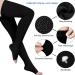 Anti Embolism Ted Hose Thigh High 20-32 mmHg Compression Stocking Toeless Compression Socks Support for Women & Men (M) - Buy Online on GoSupps.com