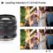Brightin Star 55mm F1.8 Full Frame Manual Focus Lens for Sony Mirrorless Cameras - Compatible with ZV-E10, A7IV, A6400, A7SIII, A7III, A7C, A6600, and more - Black - Buy Online on GoSupps.com