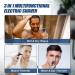 Buy Yevheniys Wet & Dry Electric Shaver for Men - 3 in 1 Waterproof Rotary Beard & Face Razor - Rechargeable & Gift Ready - International Shipping Available - Buy Online on GoSupps.com