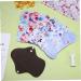 GLEAVI 7pcs Women's Reusable Cloth Panty Liners with Storage Bag - Washable Menstrual Pads for Women - Buy Online on GoSupps.com