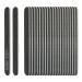 ForPro Nail Foam Boards 100/180 Grit Double-Sided Manicure Nail Files - Black, 7L x .75W, 50-Count (Pack of 1) - Buy Online on GoSupps.com