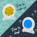 Tommee Tippee Groclock Sleep Trainer Alarm Clock and Nightlight - USB-Powered - Buy Online on GoSupps.com
