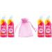 The Pink Stuff The Miracle Toilet Cleaner Gel 4Pk x 750ml + Our Gift for You: Organza Bag Size: 9 x 7 x 0.1cm