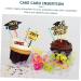 Alipis 2 Sets 12pcs 2021 Cake Insert Graduation Food Picks Congrats Cardstock Topper Grad Cupcake Toppers 2021 Graduation Decorations Ice Cream Toppers Acrylic Dessert Graduation Season - Buy Online on GoSupps.com