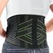 YAHA Back Support Belt for Men Women Lower Back Pain Relief with 7 Stays Back Brace with Lumbar Pad for Work Heavy Lifting Breathable Lumbar Support Belt for Herniated Disc Sciatica Scoliosis - M M(waist 33"-39")