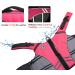 Vivaglory Adjustable Dog Life Jacket - Neon Pink Durable & Safe Buoyancy for Medium Dogs (Chest 56-64 cm) - Buy Online on GoSupps.com