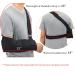 Arm Sling Shoulder Immobilizer with Waist Strap - Support for Rotator Cuff Dislocations & Broken Arms - Unisex for Right & Left - Buy Online on GoSupps.com