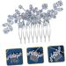 Didiseaon Hair Topper Crystal Side Hair Comb Crystal Hair Comb Hair Accessory for Girls Flower Girl Headpiece Hair Accessories for Prom Wedding Hair Comb Combs Alloy Dress Hair Piece Bride - Buy Online on GoSupps.com