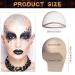 Professional Bald Cap SFX Makeup Kit - Skin Color Wig Cap with Water-Based Adhesive for Halloween Cosplay & Theater - Buy Online on GoSupps.com