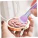 9 Pieces Makeup with Transparent Handle Nail Brush Makeup Brush Powder Makeup Brush Blush for Cheeks Foundation Brush Makeup Accessory Diamond Makeup Tools - Buy Online on GoSupps.com