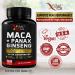 Maca Root Capsules 10 000mg + Korean Panax Ginseng 1 400mg - 20x Concentrated Extract - Buy Online on GoSupps.com