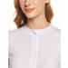 ATHLIO Women's Full Zip UPF 50+ Long Sleeve Rash Guard in White - Size Small - Buy Online on GoSupps.com
