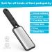 Capularsh Professional Stainless Steel Foot Scrubber File - 34 Rows, 442 Micro Blades - Callus Remover for Dry and Wet Feet - Removes Hard Skin and Corns - Black - Buy Online on GoSupps.com