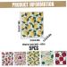 5Pcs/Set Reusable Paper Towels Washable Fruits Print Dish Towels for Kitchen Soft and Absorbent Dish Cloths Quick Drying Dish Rags for Washing Dishes - Buy Online on GoSupps.com