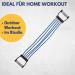 Best Sporting Expander Fitness 15-25 KG | 5 Resistance Training Bands for Full Body Workout | Ideal Strength Training Tapes | 86.5 x 12.5 cm - Blue (20kg) - Buy Online on GoSupps.com