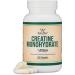 Creatine Pills 1,000mg Per Serving (120 Creatine Capsules) Micronized Creatine Monohydrate Powder with No Fillers, Vegan Safe, Manufactured in The USA (Non Stim Preworkout) by Double Wood