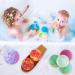 ANGKMA 12-Piece Hand-Made Bubble Bath Bomb Gift Set with Shea Butter & Grape Seed Oil - Ideal for Moisturizing Dry Skin. Perfect Birthday Gift for Women, Girls, and Kids - Buy Online on GoSupps.com