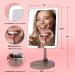 Impressions Vanity Royale Petit Lighted Makeup Mirror | LED Strip Lights, 360 Turning, 5X Magnifying Mirror, Wireless Charging Pad - Rose Gold - Buy Online on GoSupps.com