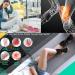 Derjly Plantar Fasciitis Night Splint - Adjustable 3-Strap Relief Soft Memory Foam Pink | Ideal for Pain Relief & Comfort - Buy Online on GoSupps.com