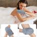 2 pcs Exfoliating Gloves for Bath Shower - Body Scrub Mitts for Exfoliating Arms, Legs, and Face - Grey - Buy Online on GoSupps.com