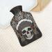 Skeleton Hot Water Bottle with Plush Cover | Hand Warmer for Adults & Kids | 26.5x15.3cm - Buy Online on GoSupps.com