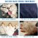 BANSHAN Pet Hair Removal Gloves - 259 Needles Furniture Soft Massage Brush for Cats and Dogs - Long and Short Hair - Blue Right Hand - Buy Online on GoSupps.com