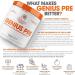 Genius Pre Workout Caffeine-Free - Grape Limeade (338g) | Boost Energy & Focus - Buy Online on GoSupps.com