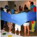 Blue Training Wheels Tube Stretch Fabric Elastic Cloth Ring for Leisure Sports - 600x88cm - International Shipping Available - Buy Online on GoSupps.com