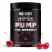 Beast Pharm Stim Free Pre Workout Powder Eddie Hall's Pump 30 Servings - Sour Cherry