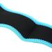 Adjustable Anti-Snoring Chin Strap - Black with Sky Blue Trim - Stop Snoring & Improve Sleep Quality - Buy Online on GoSupps.com